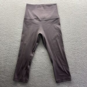 Lululemon Leggings Womens 2 Gray Stretch Active Chore Yoga Gym Training Running